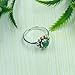 Natural Green Aventurine 925 Sterling Silver Handmade Design Statement Wedding Engagement Promise Ring Jewelry Gift for Mom And Girlfriend (8)