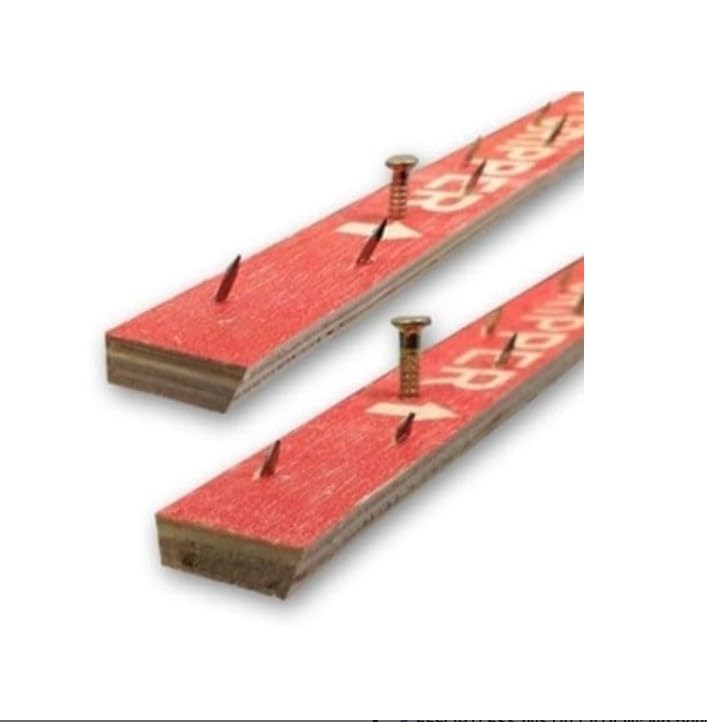 Barres de préhension en bois pour tapis bande adhésive sous-couche sol