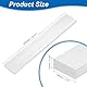 QUARKZMAN 6063 Aluminium Profil Flachleiste, Quadratischer Aluprofil Flachstreifen Alublech 10x40x305mm (T*W*L), Alu Flachstange Aluminium Flachplatte Aluleisten Flach Aluplatte