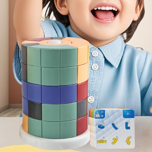 Image of Stacking Blocks Toys Creative Color Stacker for Boys Girls Children Toddlers B|Baby|Toys for Baby|Developmental Baby Toys