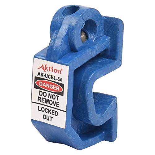 Image of Universal Circuit Breaker Lockout with Screw AK-UCBL-54A, Blue (Pack of 5)