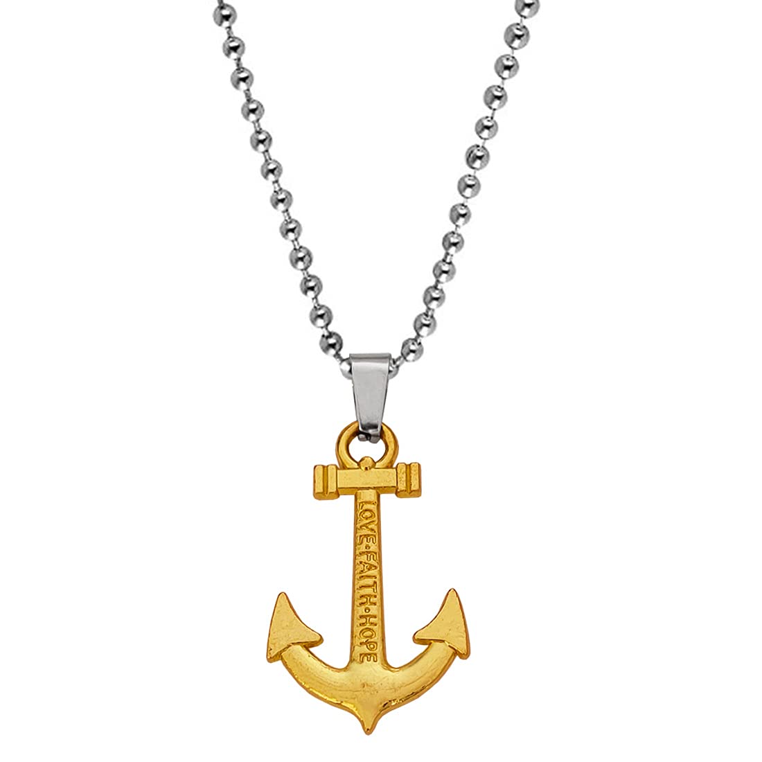 See full amazon price history chart for M Men Style Anchor Ship Wheel Nautical Gold Zinc Metal Ship Pendant Necklace Chain for Men and Women M Men Style Anchor Ship Wheel Nautical Gold Zinc Metal Ship Pendant Necklace Chain for Men and Women (B09HNTQMM6) Amazon Price History, Amazon Price Tracker