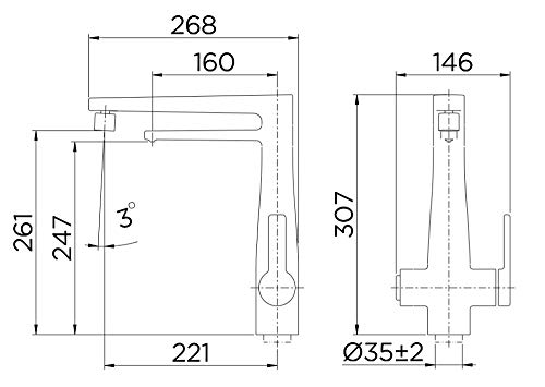 Misturador Monocomando Cozinha com Purificador de Agua Docol Cromado