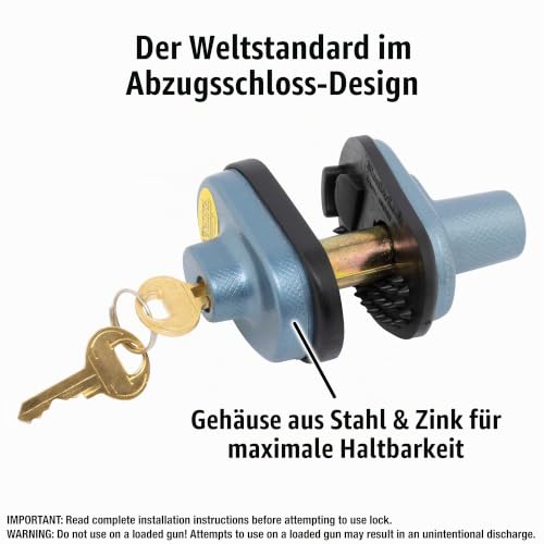 Master Lock 90DSPT Waffenschloss Abzugsverriegelung, Grau, 5,7 x 3,5 x 4 cm – Ansicht 4
