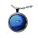 Halskette mit Neptun Planet Neptun, Physik und Astronomie Kunst für Sie oder Ihn, himmlische Schönheit