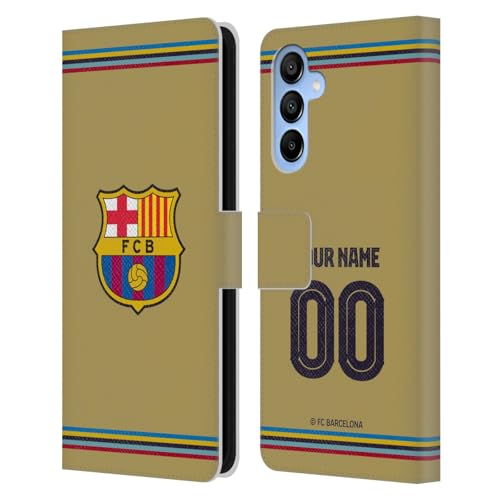 Coque Samsung A16 5G FC Barcelona portefeuille étui cuir personnalisé Barça