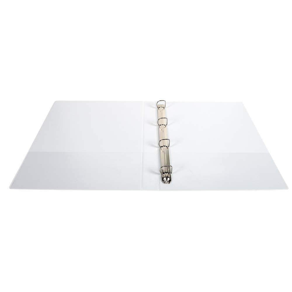 Exacompta - Ref. 51841E - Box mit 10 anpassbaren starren blickdichten Ordnern mit 3 Taschen - 4 D-Ringe à 20 mm - Außenmaße: 32 x 27,3 cm - Format zum Abheften A4 Maxi - Farbe: Weiß