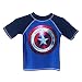Captain America Boy's Swimwear Rashguard Top