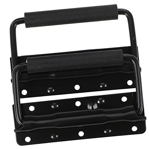 Mipcase 2pcs Metal Spring Loaded Carry Handles for Boxes Durable Surface Mounted Chest Handles Ergonomic Design for Boats Yachts and Home Use