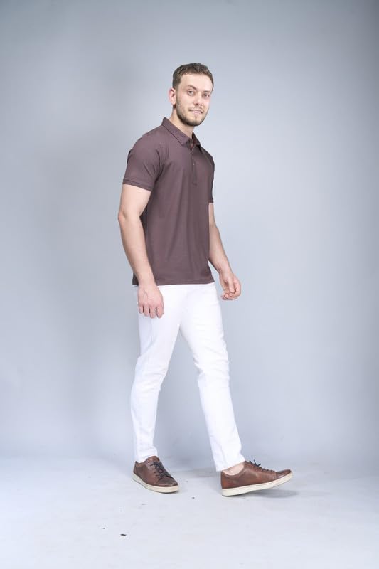 Image of Interwove Bamboo Knitted Polo T-Shirt