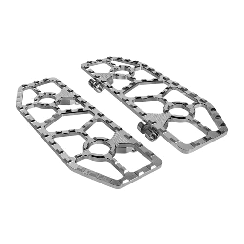 Repose-pieds moto larges pour un confort passager optimal en voyage Touring