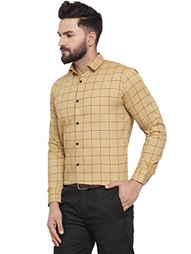 Image of JAINISH Men's Checked Formal Shirts.