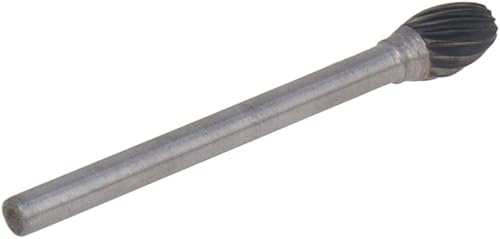 Vista 19 de Utoolmart Limas rotativas de carburo de tungsteno de 0.118 in, vástago de 0.118 in, herramienta de rebabas rotativas de forma cilíndrica dentada