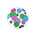 Navika Glitzy Polka Dot (Green & Pink) Marker with Magnetic Hat Clip