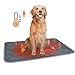 Nobleza Coussin Auto-Chauffant pour Chat & Chien, Chiot Tapis Chauffant pour Animaux Lavable Anti-dérapant, Doux Peluche Couverture Thermique, Écologique Extra-Chaud Lit Matelas, XXL 115x72cm