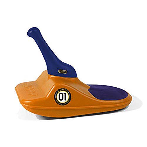 Zipfy, Snow Sled, Classic Freestyle Luge, Two-Toned - Hero Orange