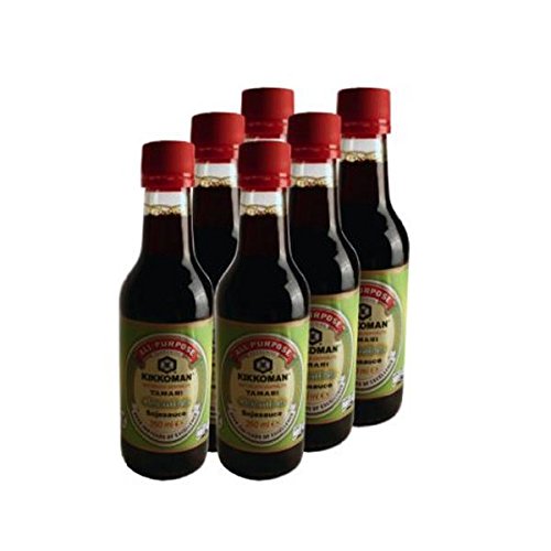 Kikkoman Tamari Lot de 12 sauces de soja sans gluten 250 ml
