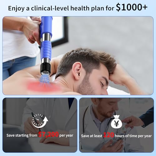 oGwuGwu High-Intensity Muscle Care Machine, 10Bar Deep Tissue Relief Device for Back, Elbow, Foot & Shoulder, 9 Heads + Smart Touchscreen, Non-Invasive Physical Relief Device by oGwuGwu - Image 4