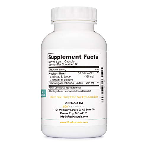 Probiotics 30 Billion Cfu - Bifidus Mood Support Supplement W/Prebiotics & Probiotics For Women And Men - Mood & Digestion Support- Histamine Free - Natural Mood Boost - 60 Days Supply, Non-Gmo #TOP1