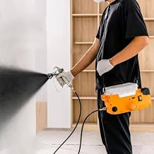 1.7L Airless Paint Sprayer Machine - Portable Rechargeable Backpack Cordless Paint Sprayer for Furniture, Walls & More, 6-Speed Adjustable,with 1.5m Hose,Orange