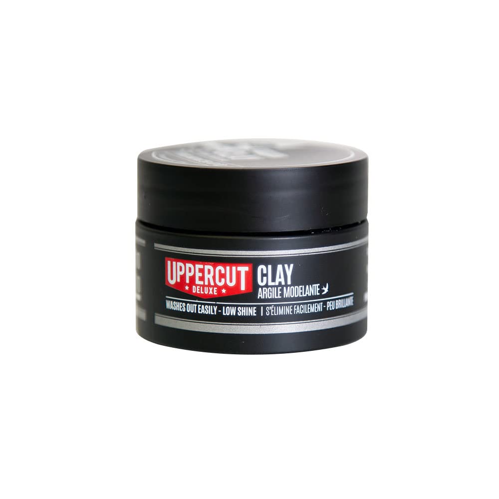 Uppercut Deluxe Clay Midi, Professional Water Based Product for a Natural Looking Finish, Srong Hold and Low Shine 25g
