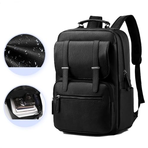 Mens Backpack Men's Shoulder Backpack Business Commuter Bag for Camping Outdoor Sport,Noir-40x18x28cm2