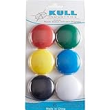 Kull Industries Multicolor Button Magnets Room Status Indicator Magnets for Hospitals, Exam Rooms, Schools, Durable, High Visibility, Easy Use, Reliable Room Status Solution, 6pcs 10 Packs