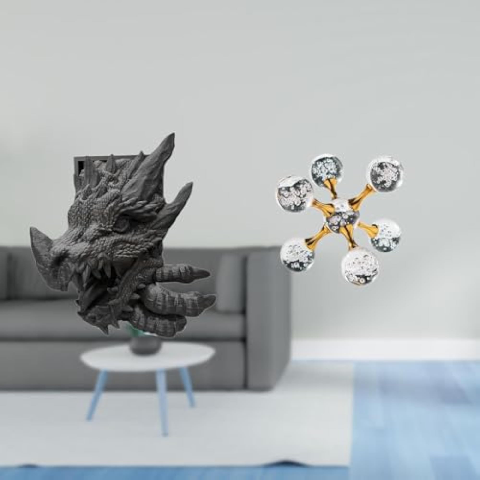 Modern Sphere Bookend Sculpture for Decorative Book Holder