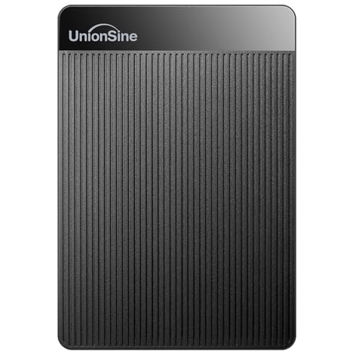 UnionSine External Hard Disk Drive 500GB Portable HDD USB 3.0 Compatible with PC, Mac,Desktop,...