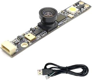 Daweglop USB Camera Module 5MP 160 Degree Angle OV5640 2592 x 1944 Reader for Security Monitoring