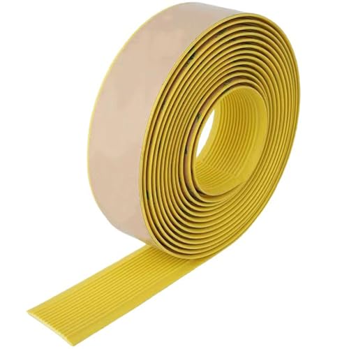 Unikicool Bordo per Scale Autoadesivo,Listello Angolare Profilo per Bordi,Autoadesiva Protezioni Angolari dei Bordi Profilo,Flessibile,Antiscivolo,per Gradini/Rampa/Pendenza