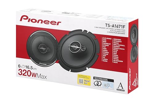 Pioneer TS-A1671F 3-Way Coaxial Car Audio Speakers thumb #6