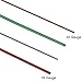 24 Rolls Colored Wire Crafts Aluminum, Bendable Flexible Metal Craft Wire for DIY Jewelry Art Beading Jewelry Making, 15 Gauge and 20 Gauge