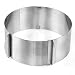 Blacklip Kitchen Pastry Tools Stainless Steel Mousse Cake Ring Mold (6-12" Cake Ring)