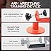 AHTAPFON Arm Wrestling Training Equipment, Arm Wrestling Training Table Pulley Cable System, Fitness Wrist & Forearm Strengtheners for Adults Professional and Biceps Training