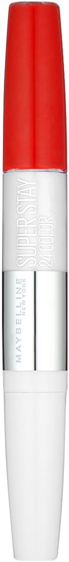 Maybelline New York – SuperStay 24H Lipstick – 510 Red Passion – Rood – Langhoudende Glanzende Lippenstift – 9 ml
