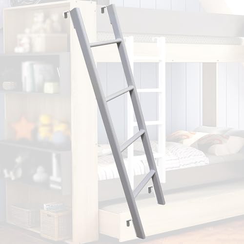 SZITW Escalera con Gancho Universal para Loft, Escalera para litera Colgante, Escalera de Metal Resistente para Autocaravana, Escalera de 45 "/ 51" / 55 "/ 59" de Altura, Escalera de Repuesto para