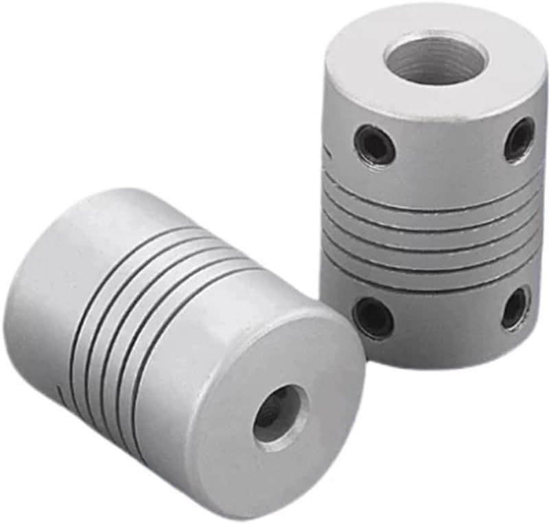 D19L25 3/4/5/6/8/10mm Aluminium Flexible Coupling CNC Stepper Motor Shaft Component Encoder Engraving Machine Metal Coupler(7X8)