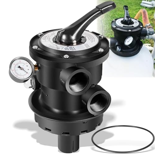 Remplacement pour la vanne multivoies VariFlo XL de Hayward SP0714T, montage supérieur, compatible avec filtre à sable pour piscine hors sol Pro ou VL...