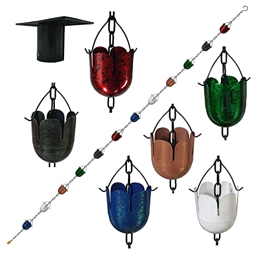 LEPTALINA Multicolor Lotus Rain Chains
