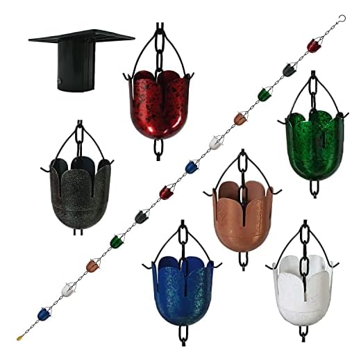 Which karcher pressure washer uses harvested water LEPTALINA Multicolor Lotus Rain Chains
