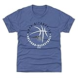 500 LEVEL GOGA Bitadze Orlando Magic Youth Shirt - GOGA Bitadze Orlando Magic Player Ball WHT (Tri Royal, 8Y Medium)