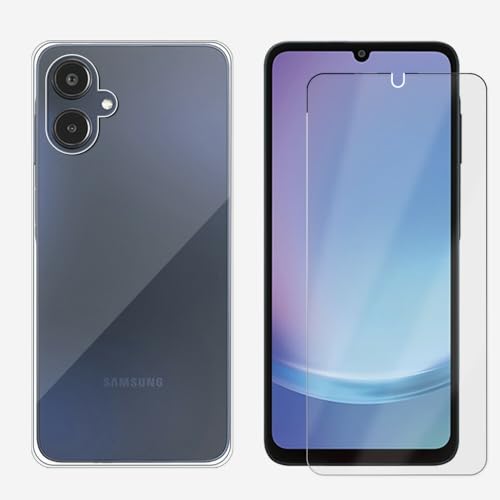 For Galaxy A25 5G (SC-53F/SCG33) �Ή� �y�t���ی�t�B�����ETPU �Z�b�g�z �Ռ��z�� 2D�\�t�g�ی�t�B���� 4�w�\�� + TPU�f�� �\�t�g�P�[�X�i�t�B����:�N���A,�P�[�X:�N���A�j