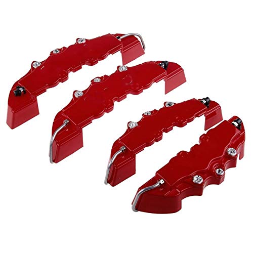 MXECO 3d rojo Útil Coche Universal Freno de disco Pinza cubre delantero...
