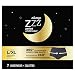 Always ZZZ Overnight Disposable Period Underwear for Women Size LG, 360° Coverage, 7 Count