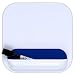 Five Star Locker Accessories, Combo Dry Erase Board and Storage Pocket, 7" x 7", White with Cobalt Blue Pocket (72606)