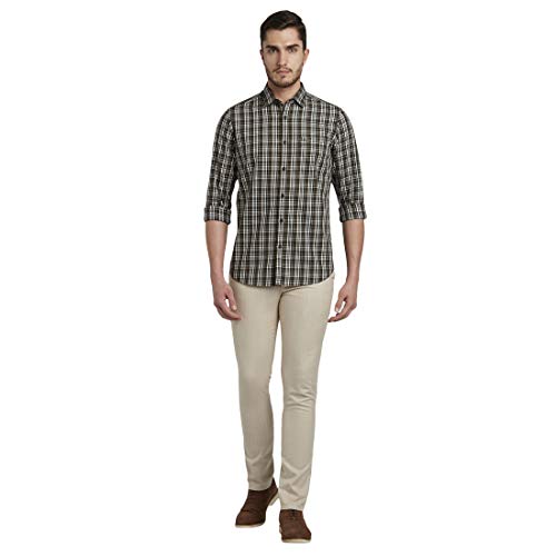Image of Colorplus Men's Checkered Regular Fit Casual Shirt