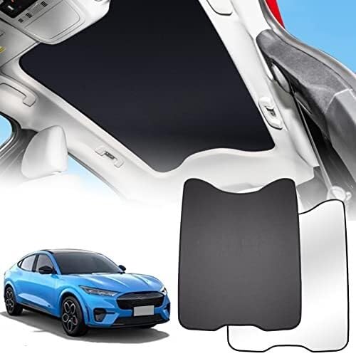 Tendine Parasole pieghevole per tettuccio apribile Per Ford Per Mustang Mach-E 2021-2022, nero