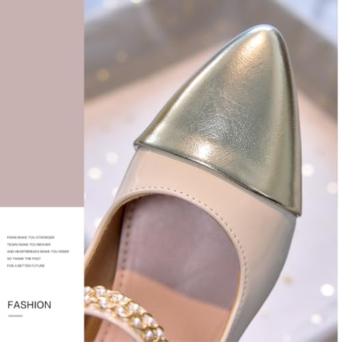 Girls Low Heel Princess Dress Shoes Pearl Mary Jane Pumps Wedding Party3