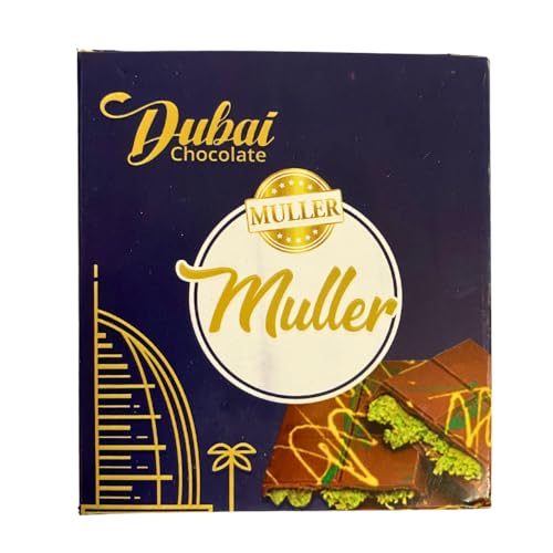 Muller Premium Viral Dubai Chocolate Kunafa with Pistachio Cream, 95g - Rich & Indulgent Dessert Experience